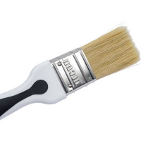 Кисть DECOR Black White универсальная 35х15мм, светлая смешанная щетина, 2К ручка 880-035