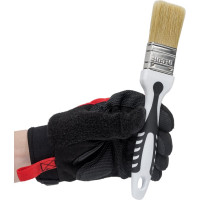 Кисть DECOR Black White универсальная 35х15мм, светлая смешанная щетина, 2К ручка 880-035