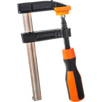 Струбцина BOHRER F-тип, 100x50мм, двухкомпонентная рукоятка 47510050