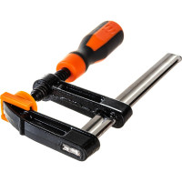 Струбцина BOHRER F-тип, 100x50мм, двухкомпонентная рукоятка 47510050