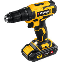 Дрель-шуруповерт STEHER 20В, 1 АКБ 2Ач CD-200-1