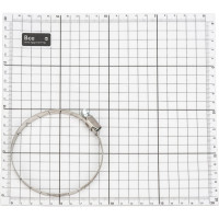 Обжимной хомут Госкреп 9 мм, из нерж. стали, 70-90 мм, 2 шт. 11-0013950