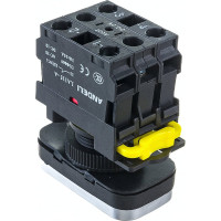 Двойная кнопка ANDELI LA115-A5-11RD1, 1NO 1NC, 220В, IP65 ADL10-204