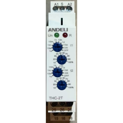 Реле времени двухуровневое ANDELI THC-2T AC230 ADL09-105