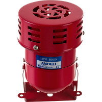 Сирена ANDELI MS-190 роторная, 1 тон, 114 дБ, D=75 мм, 220В, IP20 ADL11-004