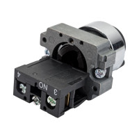 Переключатель ANDELI XB2-BG21 черный, 2 положения, с ключом, 1НО ADL10-004