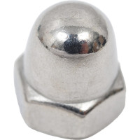 Колпачковая гайка КРЕП-КОМП нержавейка, DIN 1587, А2, М4 100 шт. гкн4мф