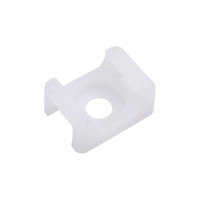 Монтажная площадка под винт IEK ПМ 22х16х6 мм, белая, 100 шт. UHP33-22-16-6-100-K01