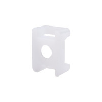 Монтажная площадка под винт IEK ПМ 22х16х6 мм, белая, 100 шт. UHP33-22-16-6-100-K01