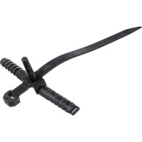 Дюбельный хомут IEK ХД 7х150 черный, 50 шт. UHH80-7-150-50-K02-F