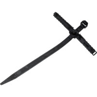 Дюбельный хомут IEK ХД 7х150 черный, 50 шт. UHH80-7-150-50-K02-F