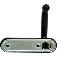 Гарнитур для противопожарных дверей DOORLOCK V S38KP/F UG серия Variant, без отверстия, на короткой накладке, черный, подпружиненный, А=47-75мм 79055