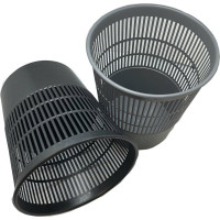 Корзина для мусора и бумаг Осколпласт 10 л черная 325533