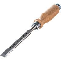 Плоская стамеска Narex с деревянной светлой ручкой 12 мм 810112