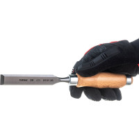 Плоская стамеска Narex с деревянной светлой ручкой 20 мм 810120