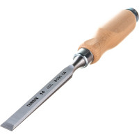Плоская стамеска Narex с деревянной светлой ручкой 14 мм 810114