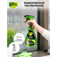 Спрей для мытья стёкол и зеркал EXPEL АНТИДОЖДЬ 450 мл, 10 с Летучей TS00014