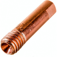 Наконечник токопроводящий прямой (1 мм, М6, 25 мм, 5 шт, Cu-E, для горелок MIG MAG) энаргит M6X25X1.0-5