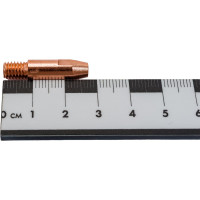 Наконечник токопроводящий 5 шт (Cu-E; М6х28; d=1.0 мм) для горелок MIG/MAG ЭНАРГИТ M6X28X1.0-5