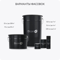 Термостойкая кремнийорганическая эмаль Elcon Max Therm коричневая, (RAL 8017), 400 градусов, 25 кг 00-00000022