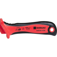 Нож с прямым лезвием NORGAU VDE, 215 мм, тип N4534-VDE 067367014