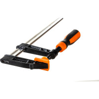 Струбцина BOHRER F-тип 250x80мм двухкомпонентная рукоятка 47525080