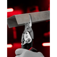 Ножницы по металлу Matrix PRO 250 мм, прямой рез, сталь CRMO, двухкомпонентные рукоятки 78322