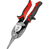 Ножницы по металлу Matrix PRO 250 мм, прямой рез, сталь CRMO, двухкомпонентные рукоятки 78322