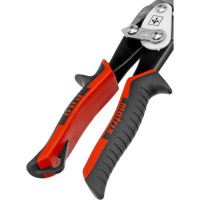 Ножницы по металлу Matrix PRO 250 мм, прямой рез, сталь CRMO, двухкомпонентные рукоятки 78322