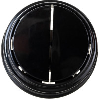 2-клавишный выключатель Bylectrica А510-2202 10А открытой установки, серия РЕТРО, черный, А510-2202 черный