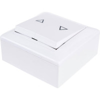 Выключатель Bylectrica открытой установки с электрической блокировкой для управления системами роллет и жалюзи, серия СТИЛЬ, А410-891