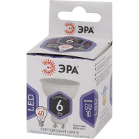 Светодиодная лампа ЭРА LED MR16 6W 860 GU10 диод, софит, 6Вт, холодный свет, GU10 Б0049070