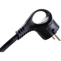 Сетевой шнур с вилкой ЭРА U-3x1,5-1,5m-B с заземлением 1,5м ПВС 3x1,5мм2 черный Б0048705