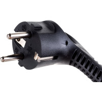 Сетевой шнур с вилкой ЭРА U-3x1,5-1,5m-B с заземлением 1,5м ПВС 3x1,5мм2 черный Б0048705