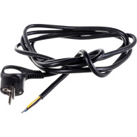 Сетевой шнур с вилкой ЭРА U-3x1,5-3m-B с заземлением 3м ПВС 3x1,5мм2 черный Б0048709