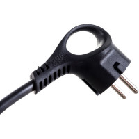 Сетевой шнур с вилкой ЭРА U-3x1-5m-B с заземлением, 5м, ПВС, 3x1мм2, черный Б0048703