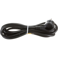 Сетевой шнур с вилкой ЭРА U3x13mB с заземлением 3м ПВС 3x1мм2 черный Б0048701
