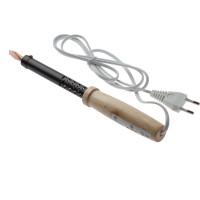 Паяльник с деревянной рукояткой ЭРА ЭПСН 230 В, 100 Вт PLR01100W Б0046955