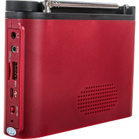 Цифровой радиоприемник Perfeo ТАЙГА FM MP3 встроенный аккумулятор, USB, бордо 30015142