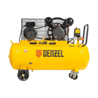 Воздушный компрессор с ременным приводом DENZEL BCV2200/100 2.2 кВт, 100 литров, 370 л/мин 58110