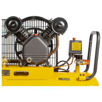 Воздушный компрессор с ременным приводом DENZEL BCV2200/100 2.2 кВт, 100 литров, 370 л/мин 58110