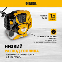 Бензиновый триммер Denzel DTL-52S 96266