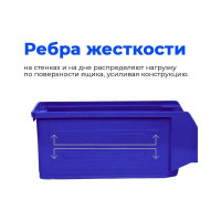 Ящик СТАРКИТ пластиковый, 9,4л, синий C3-B-2