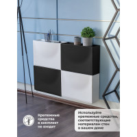 Обувница Econova 512х185х380 мм, черный 434218313