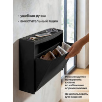 Обувница Econova 512х185х380 мм, черный 434218313