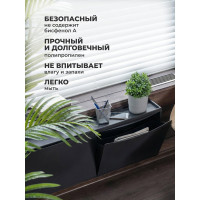 Обувница Econova 512х185х380 мм, черный 434218313