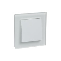 1-местная рамка Systeme Electric AtlasDesign Nature матовое стекло, белая SchE ATN330101