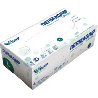 Смотровые латексные перчатки DERMAGRIP CLASSIC 100 штук, размер L CT0000000692
