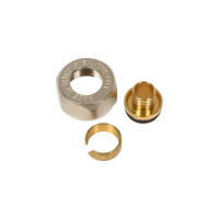 Соединитель Uni-Fitt обжим-В 16(2.0)х3/4"EK, для полиэтиленовых труб 681N1634