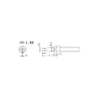 Насадка паяльная QUICK QSS200-T-1,6D
